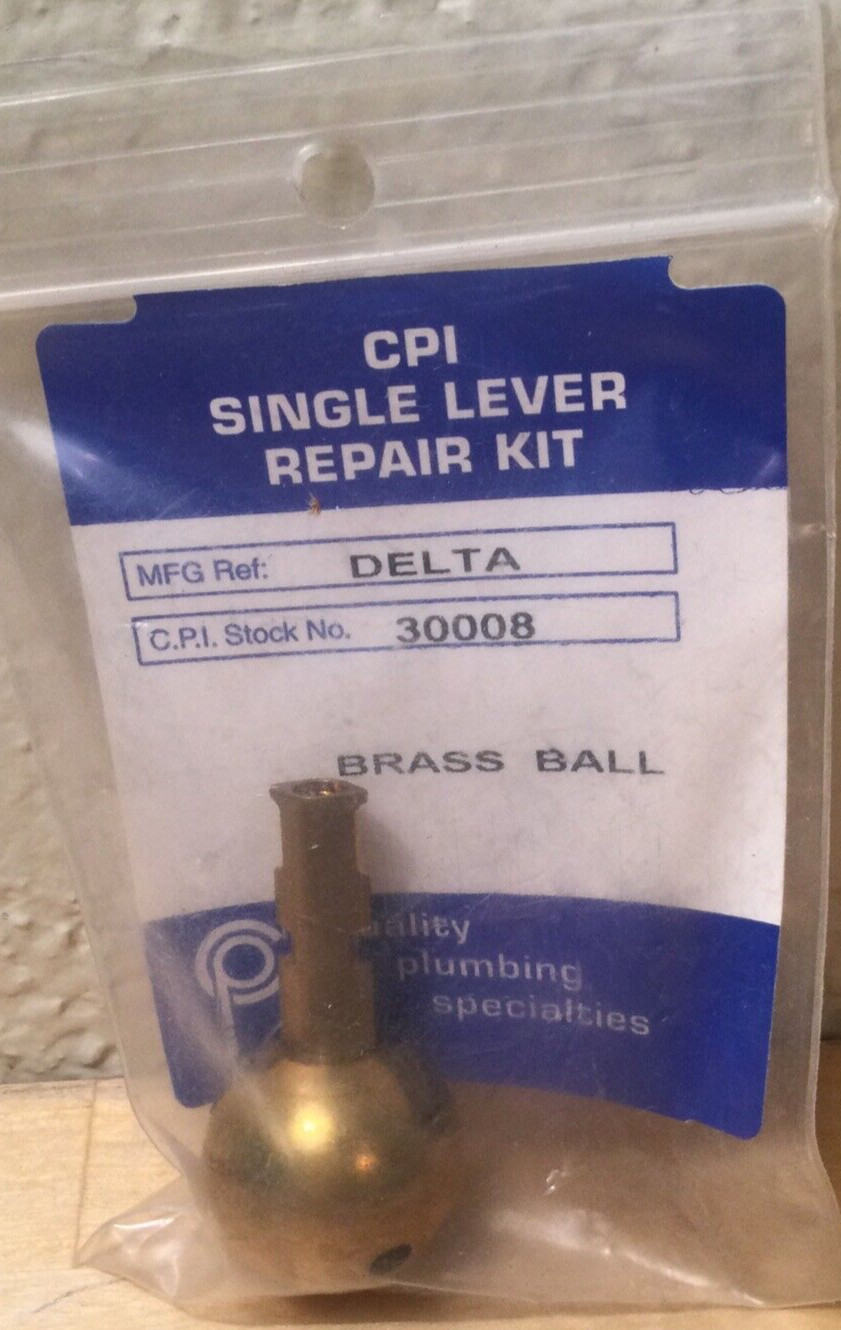 Brass Metal Ball for Delta Single Lever Repair Kit CPI 30008 NEW Old Stock