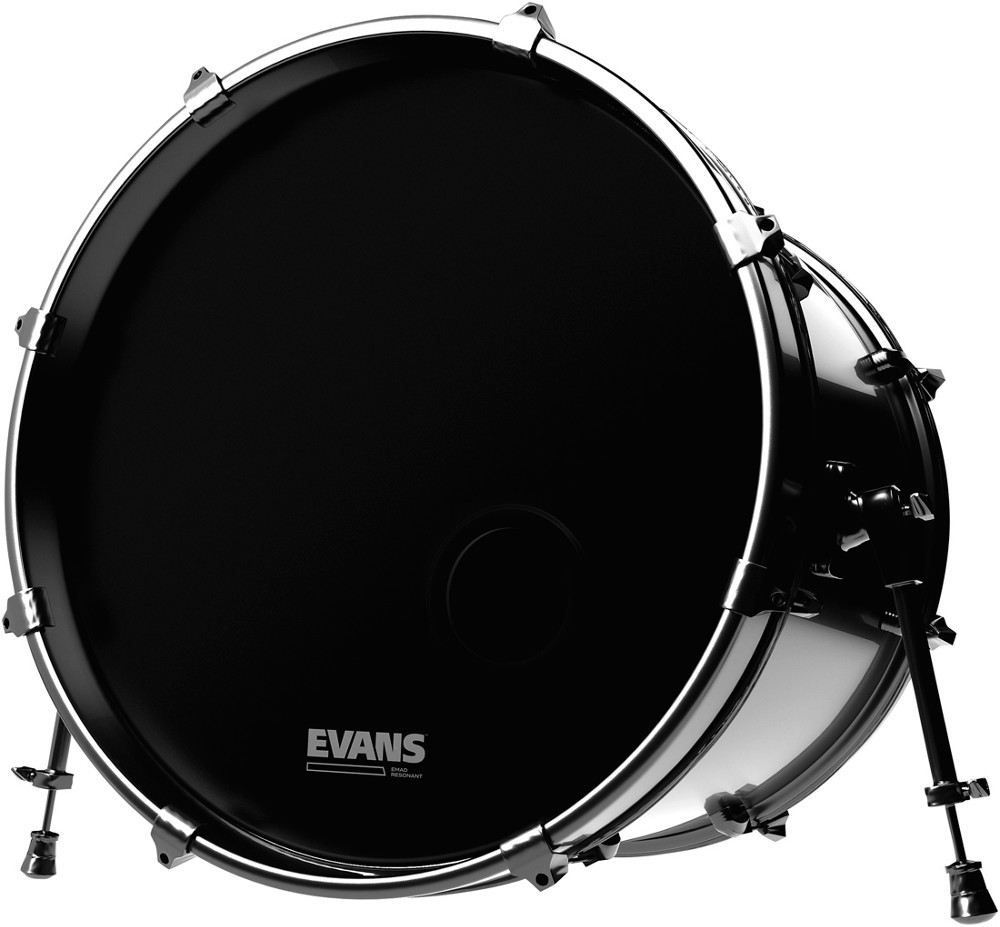 Evans EMAD Resonant Bass Drum Head Black 20 in.