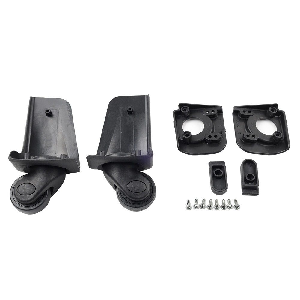 Black 360 Spinner Luggage Replacement Repairment Wheels Swivel Caster Universal