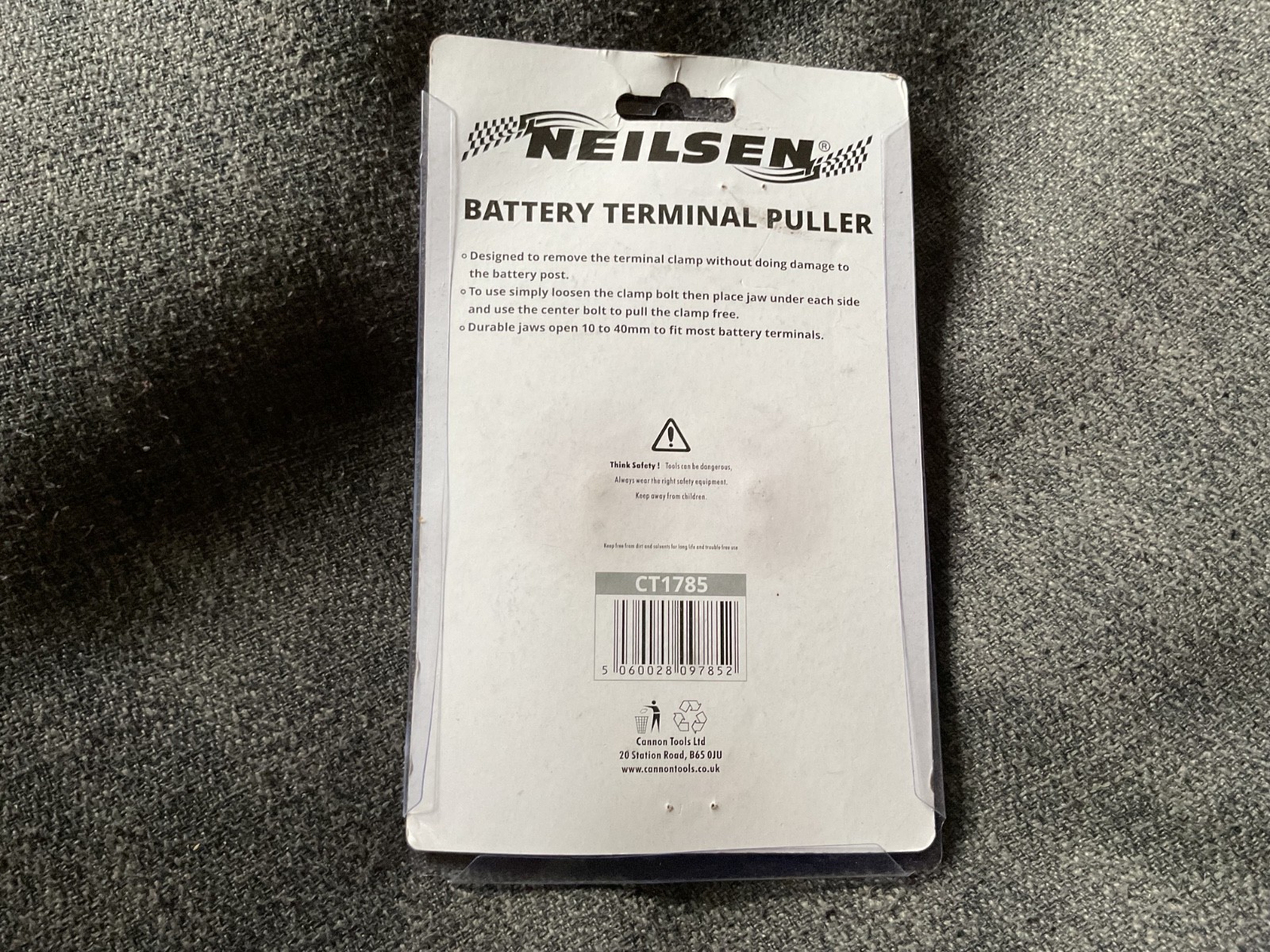 Neilsen CT1785 Battery Terminal and Wiper Arm Puller - Black