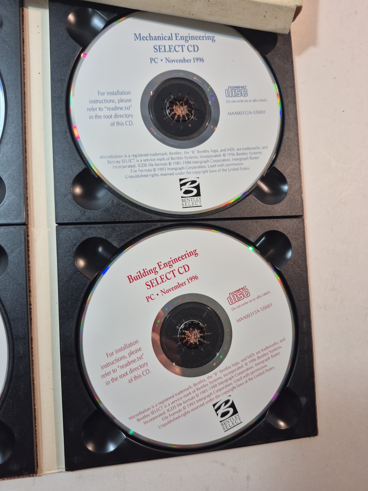 VINTAGE Bentley Select MicroStation Architectural/Engineering Software Portfolio