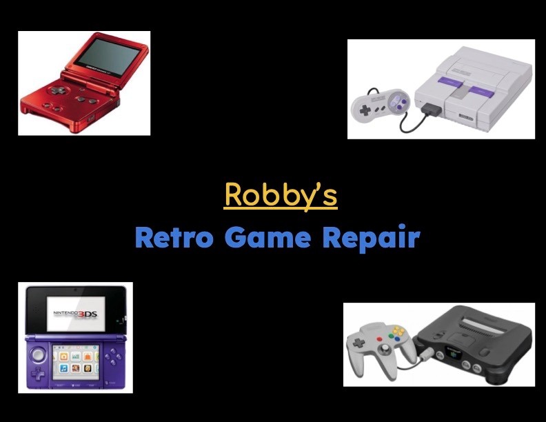 Retro Game Repair Service: Consoles, Cartridges, Hanhelds and more!