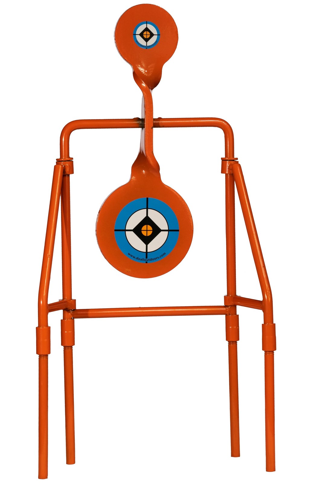 Do All Outdoors Double Blast Spinner Shooting Target with 3" One Size, Orange
