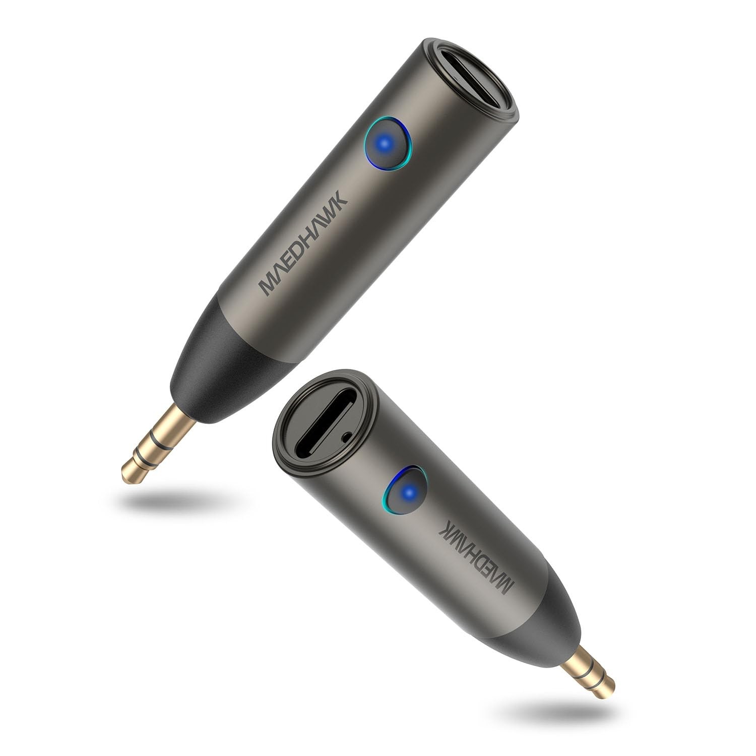5.3 Car Bluetooth Aux Adapter, [Stable Connection] 3.5mm Bluetooth Adapter Wi...