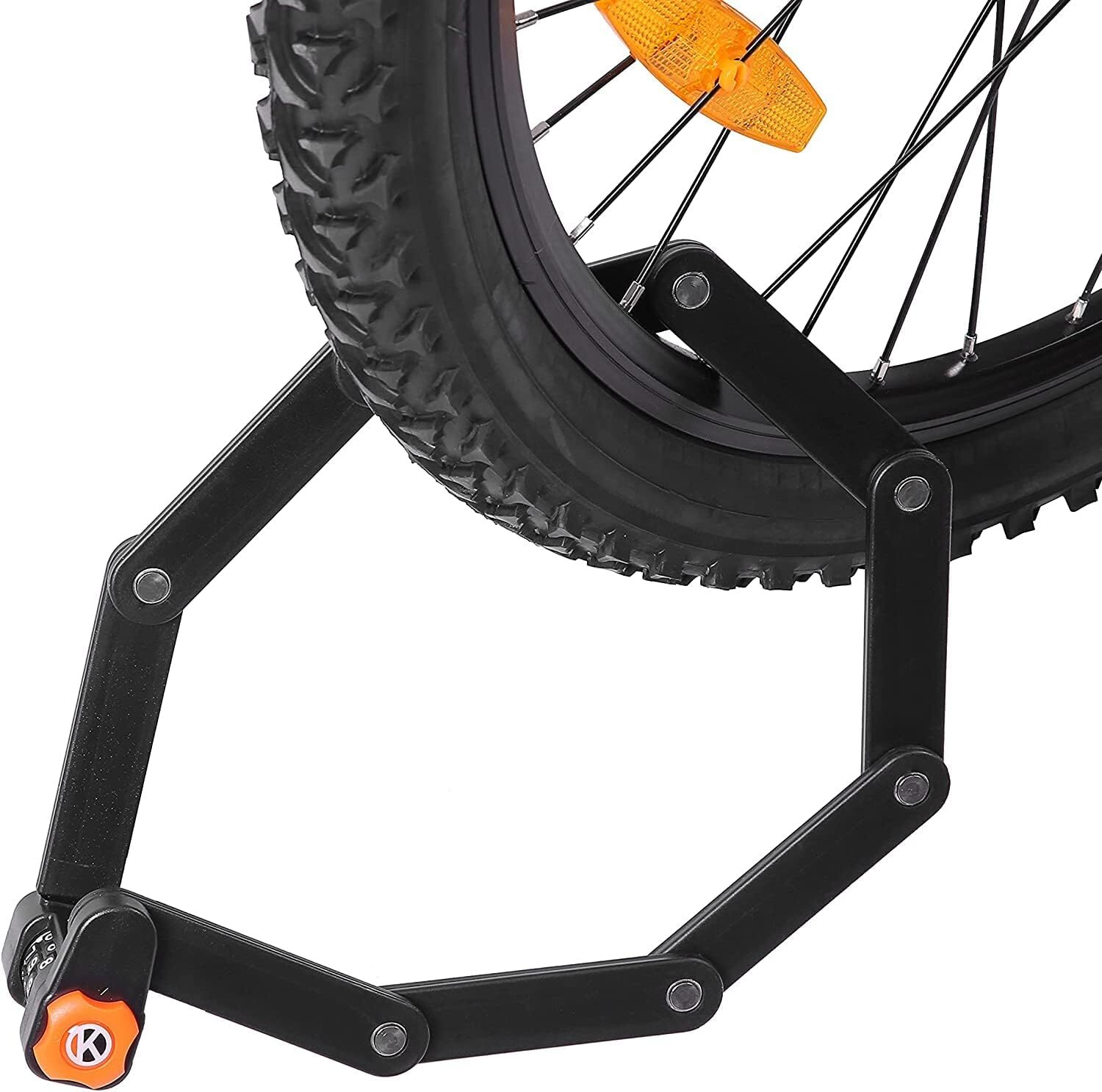 ECOTRIC Lock Bike Motorcycle Lock Heavy Duty Anti Theft 85cm Password Steel Bars