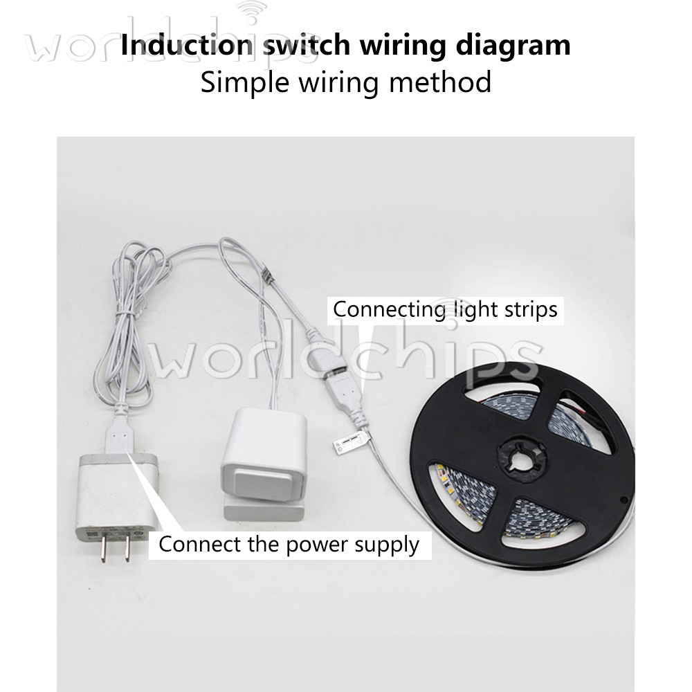 Smart Human Presence Sensor 5.8GHz Infrared Microwave Motion Induction Switch