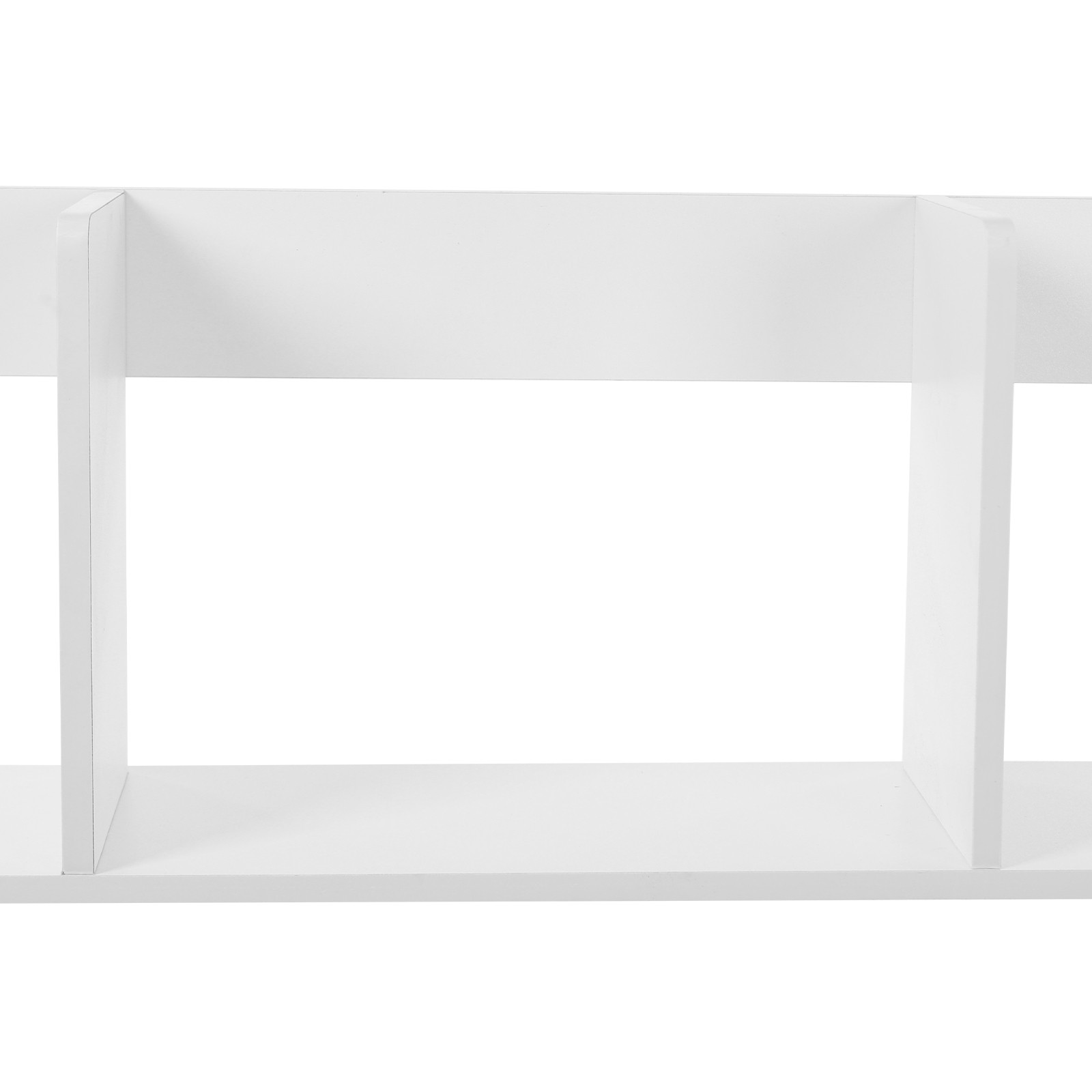 Wood Desktop Organizer, Office Storage Rack, Desktop Rack White 100 *17*80cm