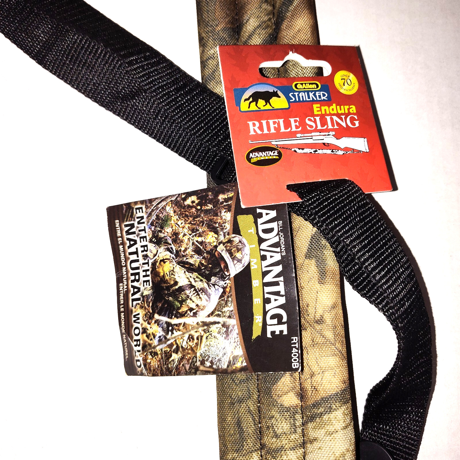 Allen Stalker Endura Rifle Sling Advantage Timber Camo -Durable Adjustable Strap