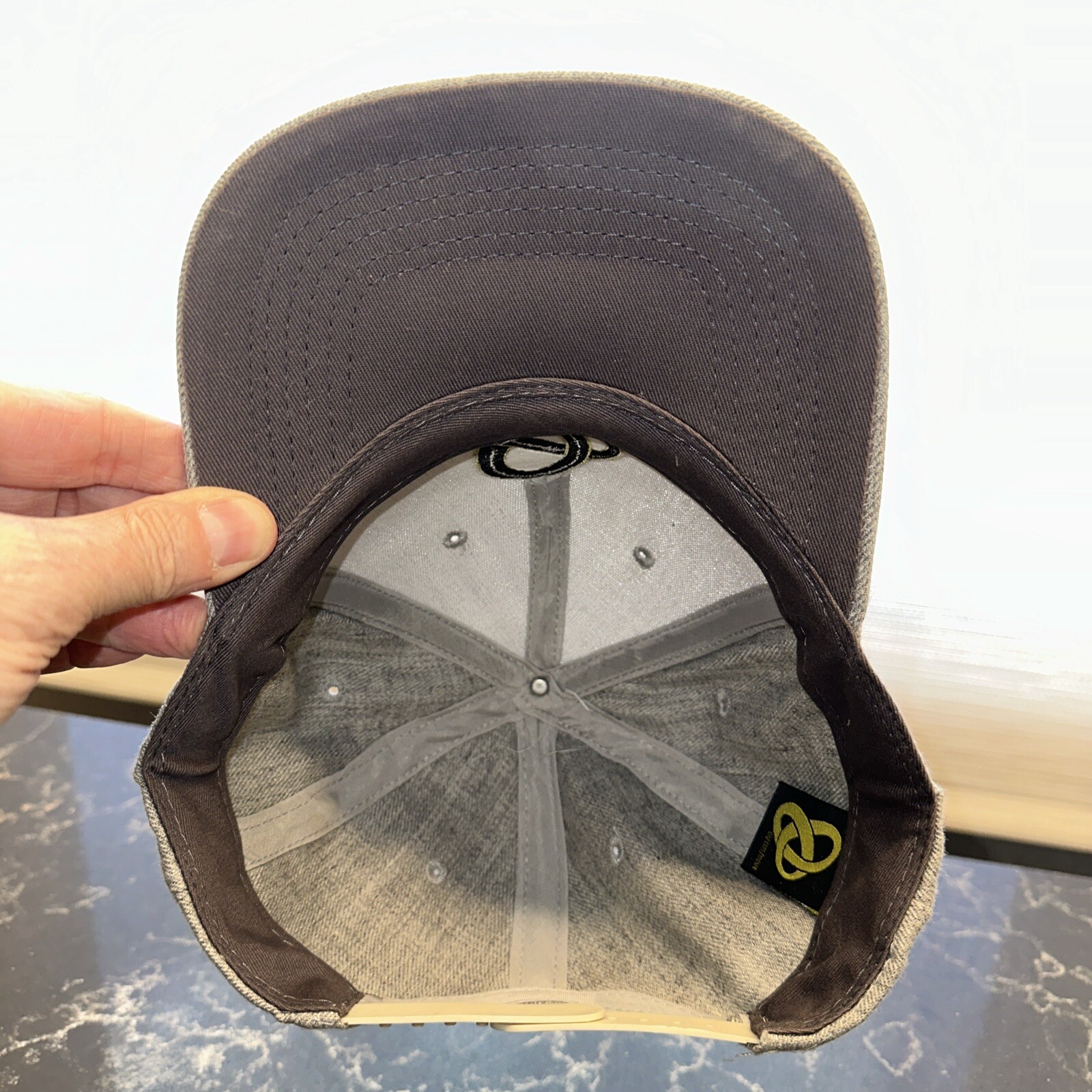 CIY.Com/Move Black Letter Logo on Heather Light Gray Hat Cap Snapback Snapback