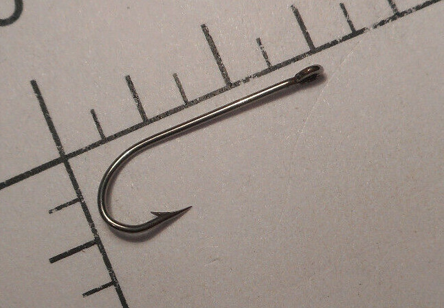 100 MUSTAD #11 FLY TYING Kendal KIRBY HOOKS BRIGHT 2X STRONG X LONG QUAL. 4370