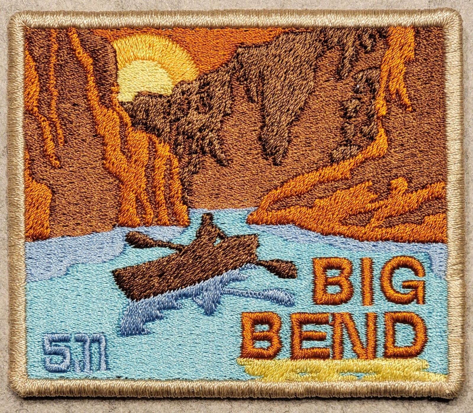 5.11 Tactical Gear Patch – NEW Design – Big Bend – Canyon Current – Morale Patch