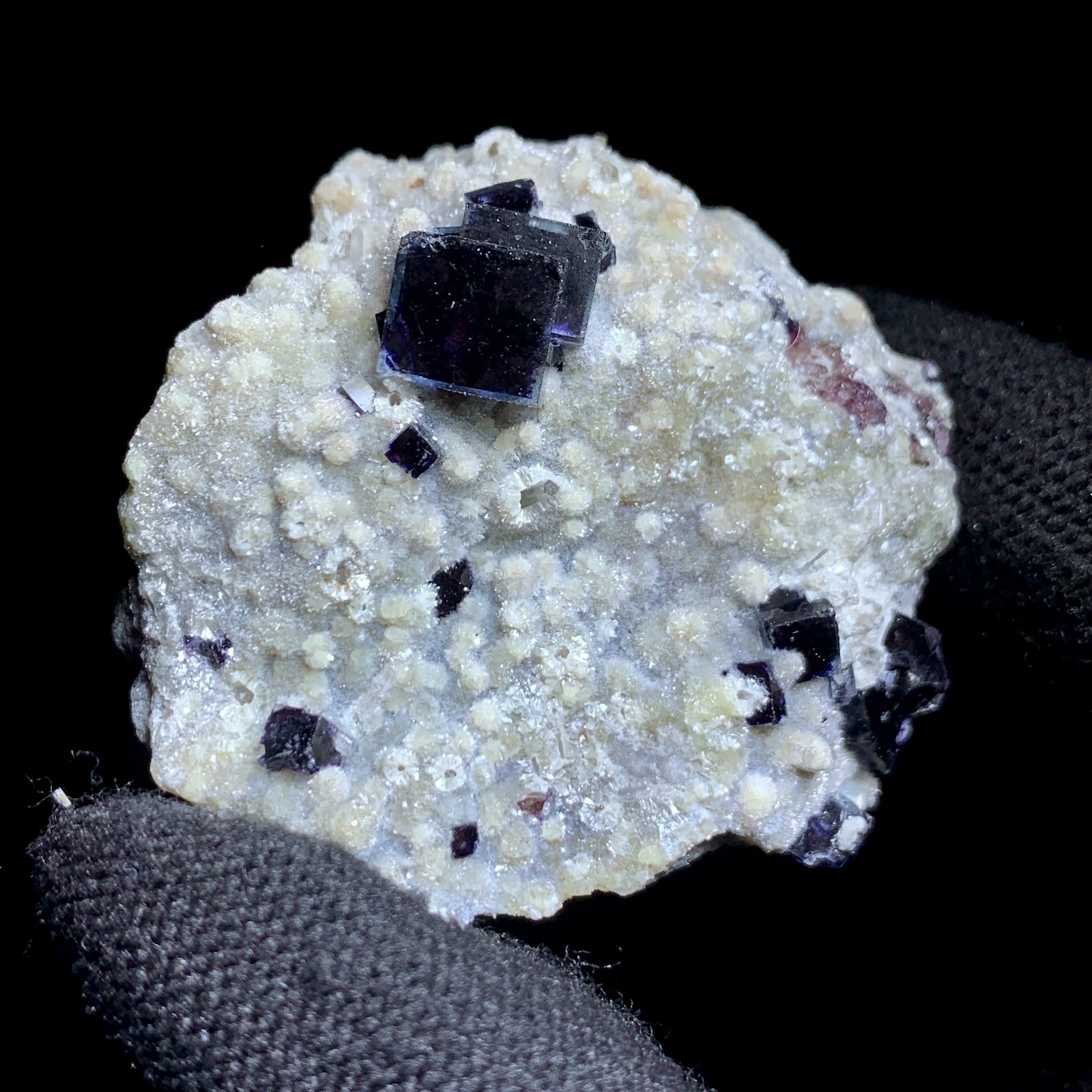 50G Natural Beautiful Phantom Purple Fluorite Mineral Specimen/Gift