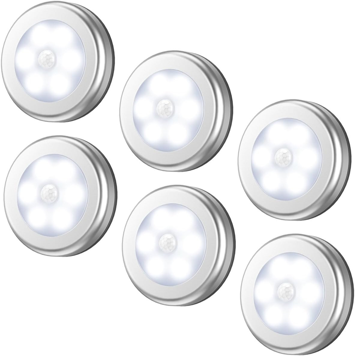Upgraded 3.15” Motion Sensor Light, Cordless Battery-Powered LED Night Light, St
