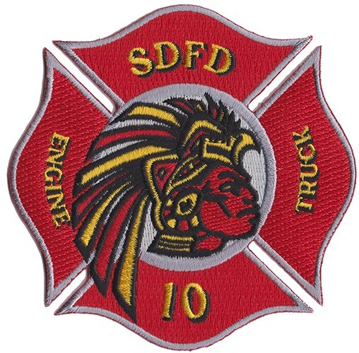 San Diego Station 10  Indian Head Fire Patch NEW