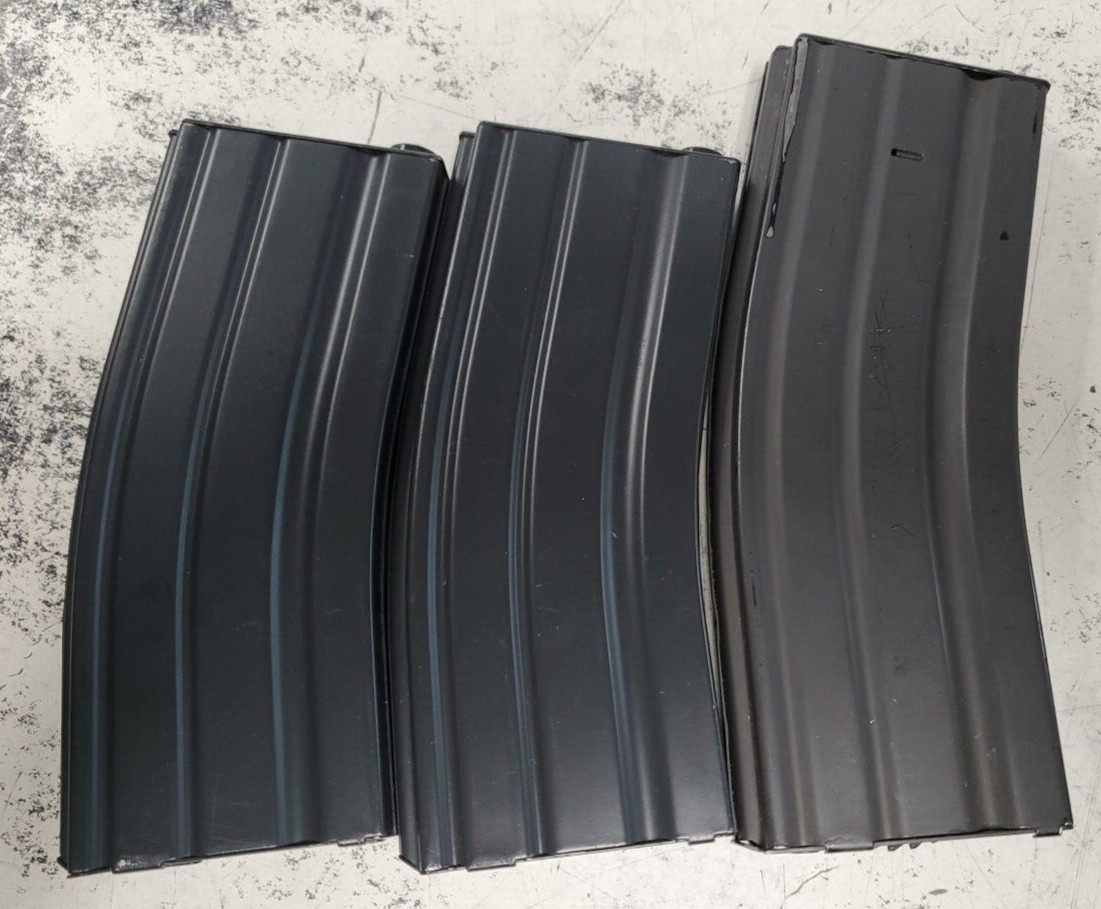 3 AIRSOFT BB MAGAZINE FROM OLYMPIC ARMS RIFLE ADVENTURE LINE USA 6MM 20020523