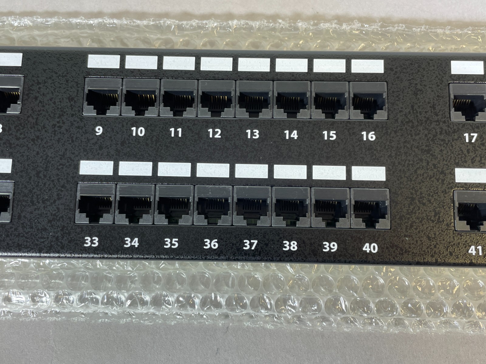 48 Port Cat6 Keystone Rack Mounted Patch Panel
