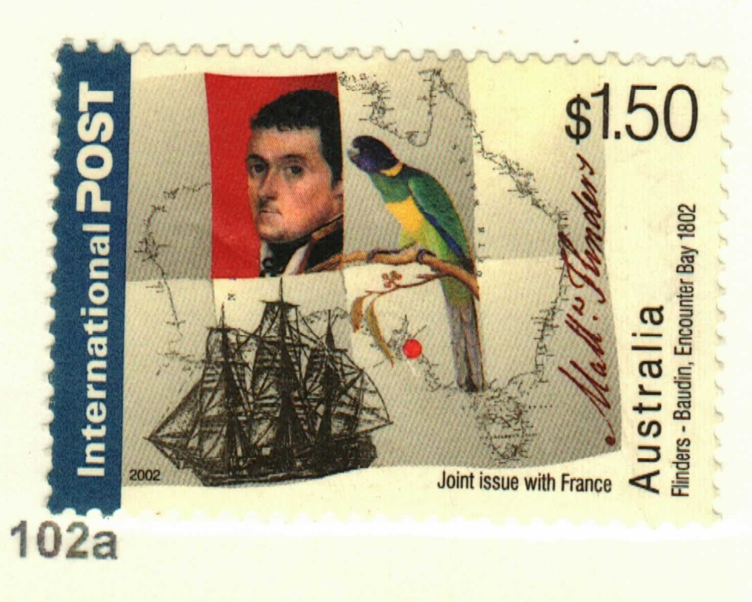 Australia #2054 used parrot, ship
