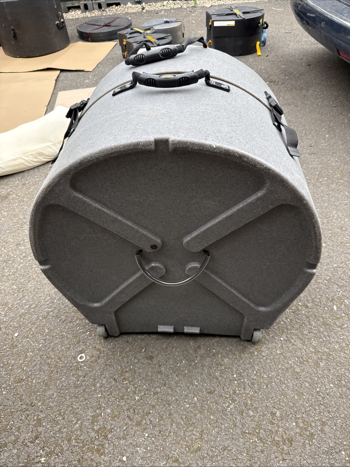 22” Hardcase Bass Drum Case. Wheels. Free P&P