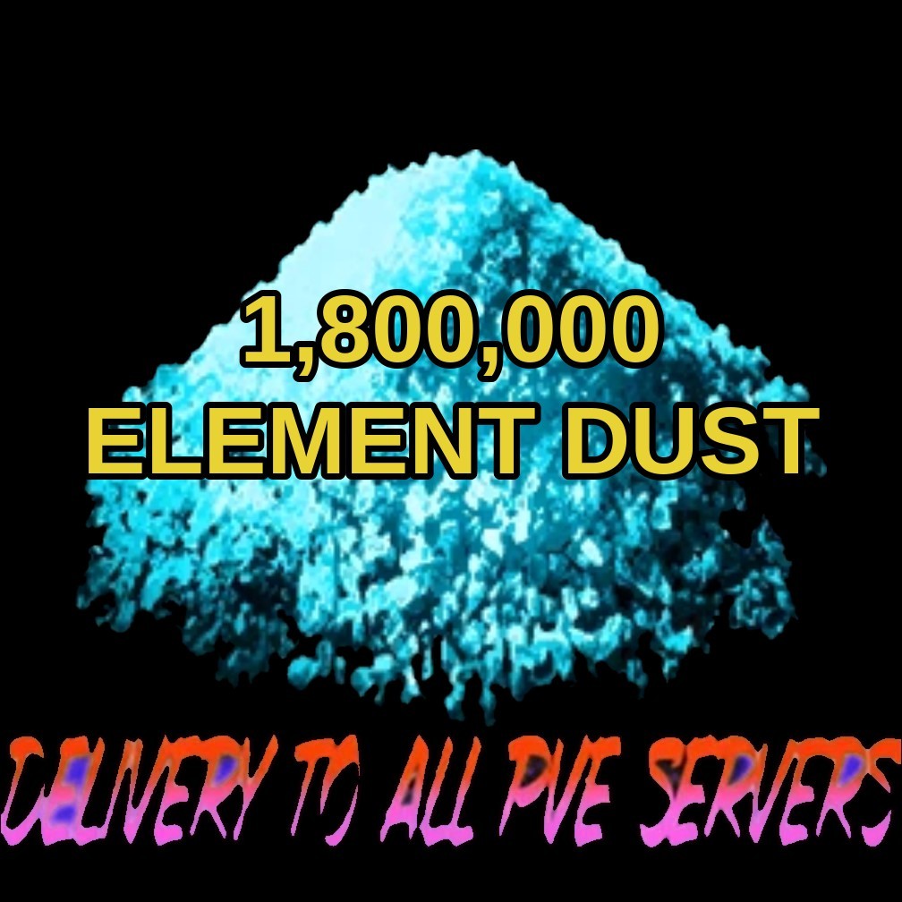 Ark Survival Ascended PVE - 1,800,000 Element Dust (Free Deliver Every Map）