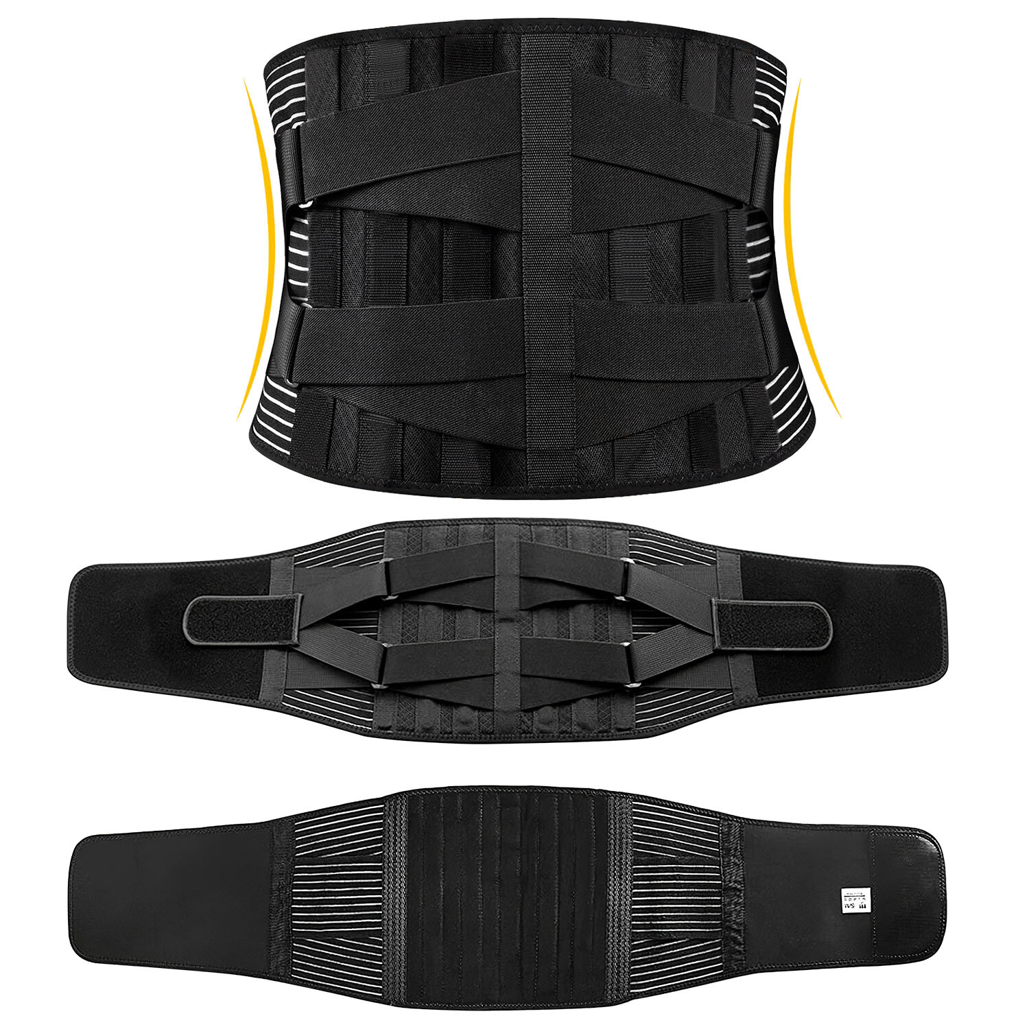 Lumbar Brace Lower Back Waist Support Double Pull Belt Pain Relief Men Women