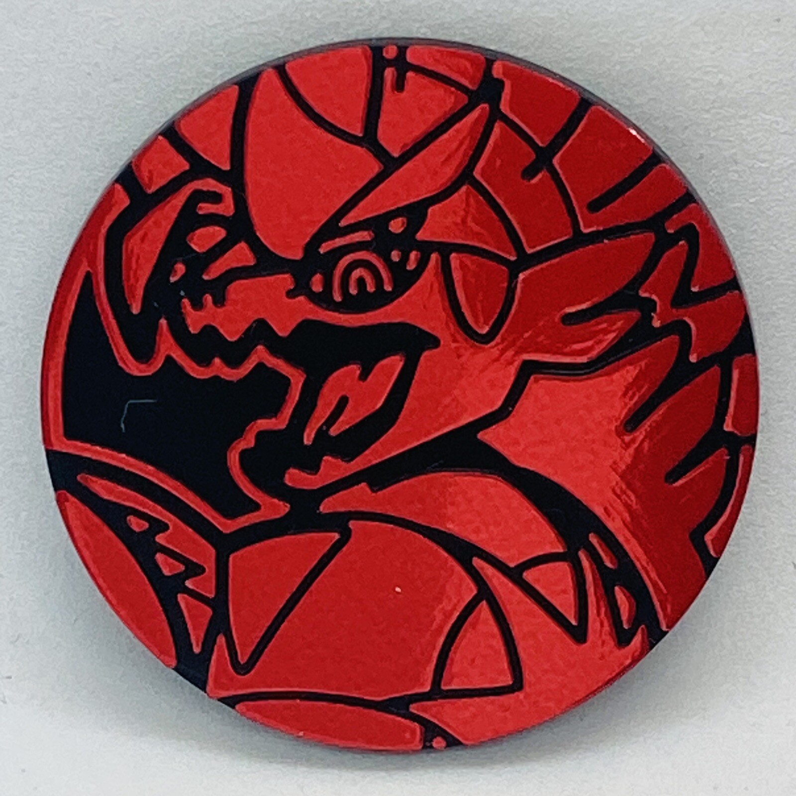 Pokemon Trading Card Games Koraidon Red Plastic Medal Japanese