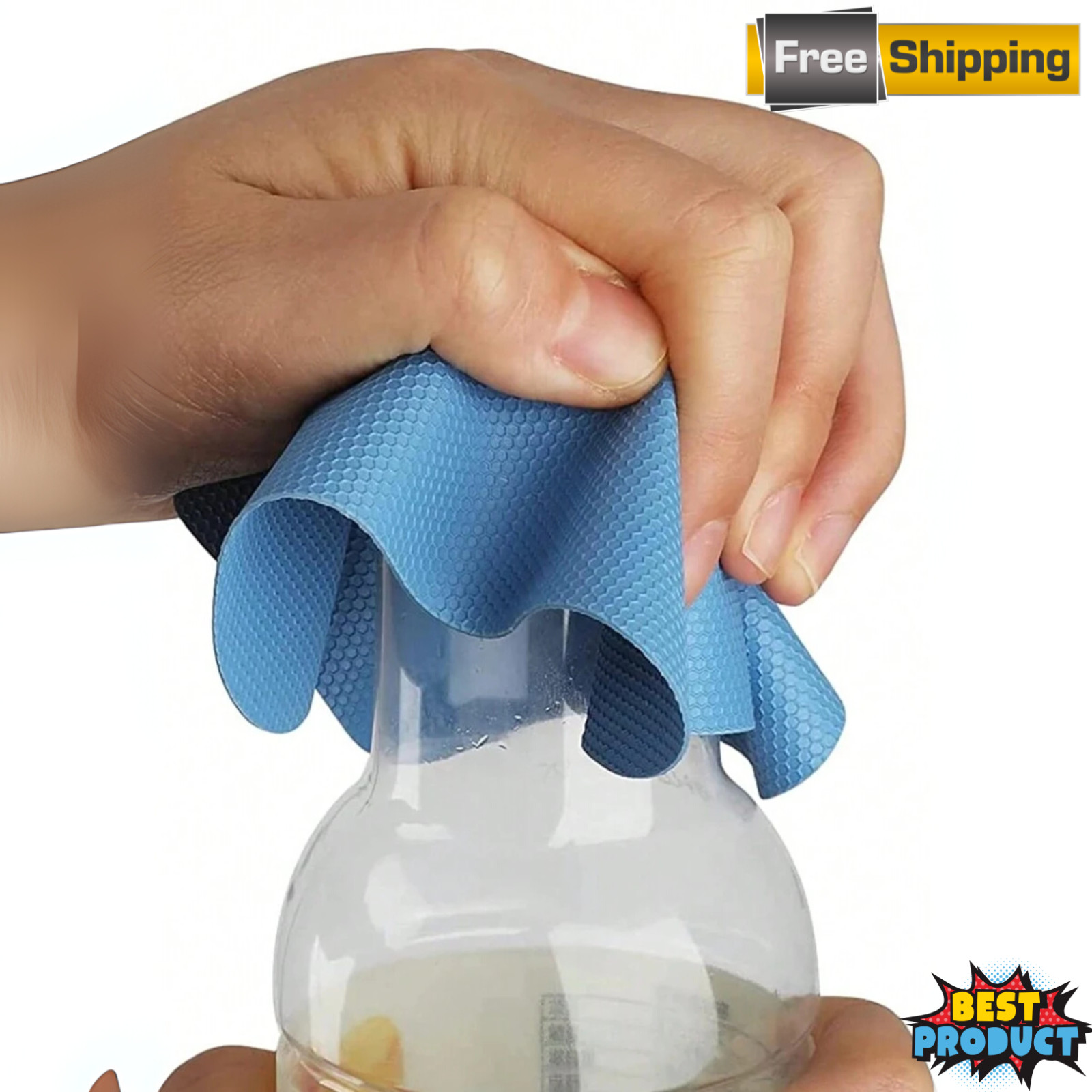 Rubber Jar Opener Bottle Gripper Non Slip Pad Multi-functional Can Opener Pad