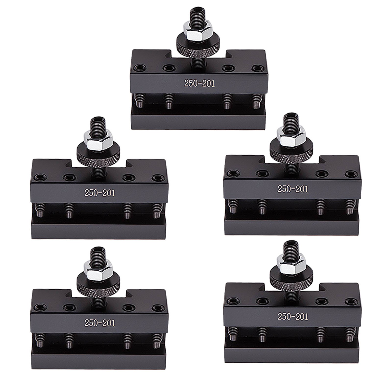 5pcs Quick Change Tool Post Holders ToolingKit For Mini Lathe 250-201