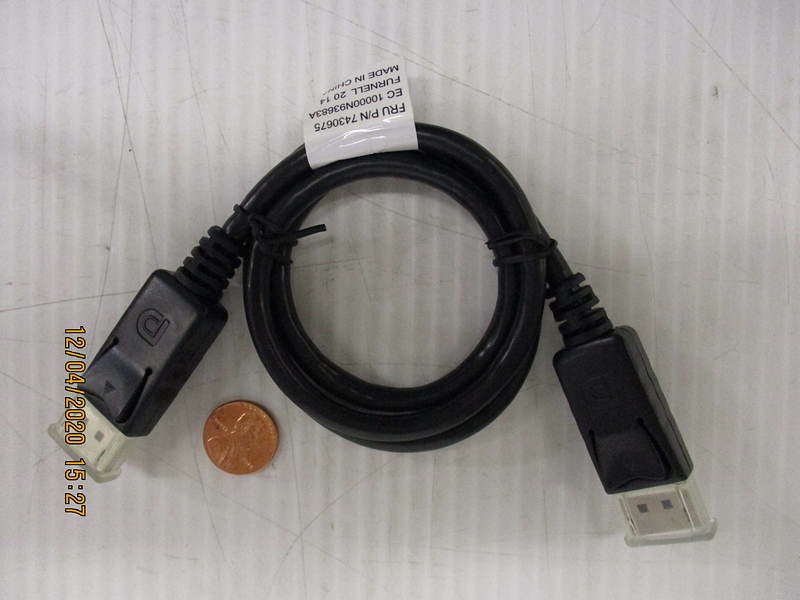 Open Box, IBM, 7430675, Display Cable USB
