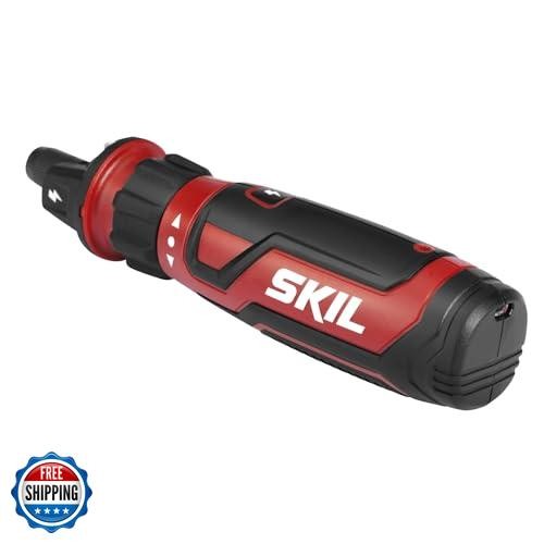 SKIL Rechargeable 4V Cordless Screwdriver with Circuit Sensor Tec