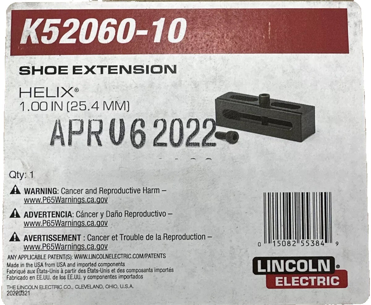 Lincoln Electric K52060-10 Shoe Extension Helix 1.00 IN ( 25.4 MM )