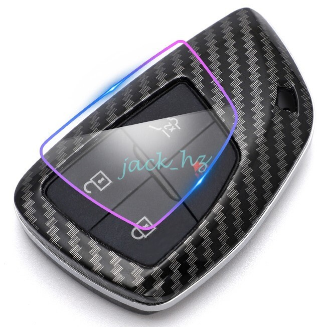 For Chevry Tahoe Suburban Yukon Envision Carbon Fiber Car Key Fob Cover Case