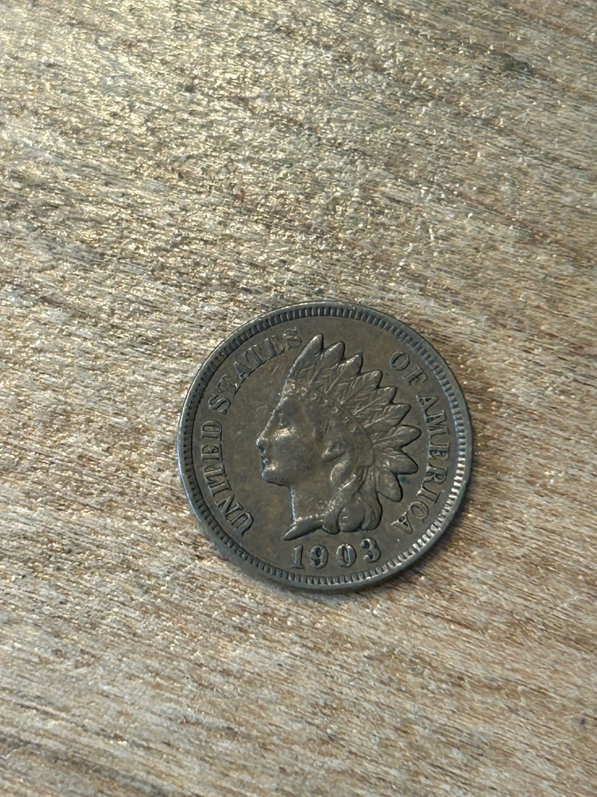 1903 Indian Cent XF