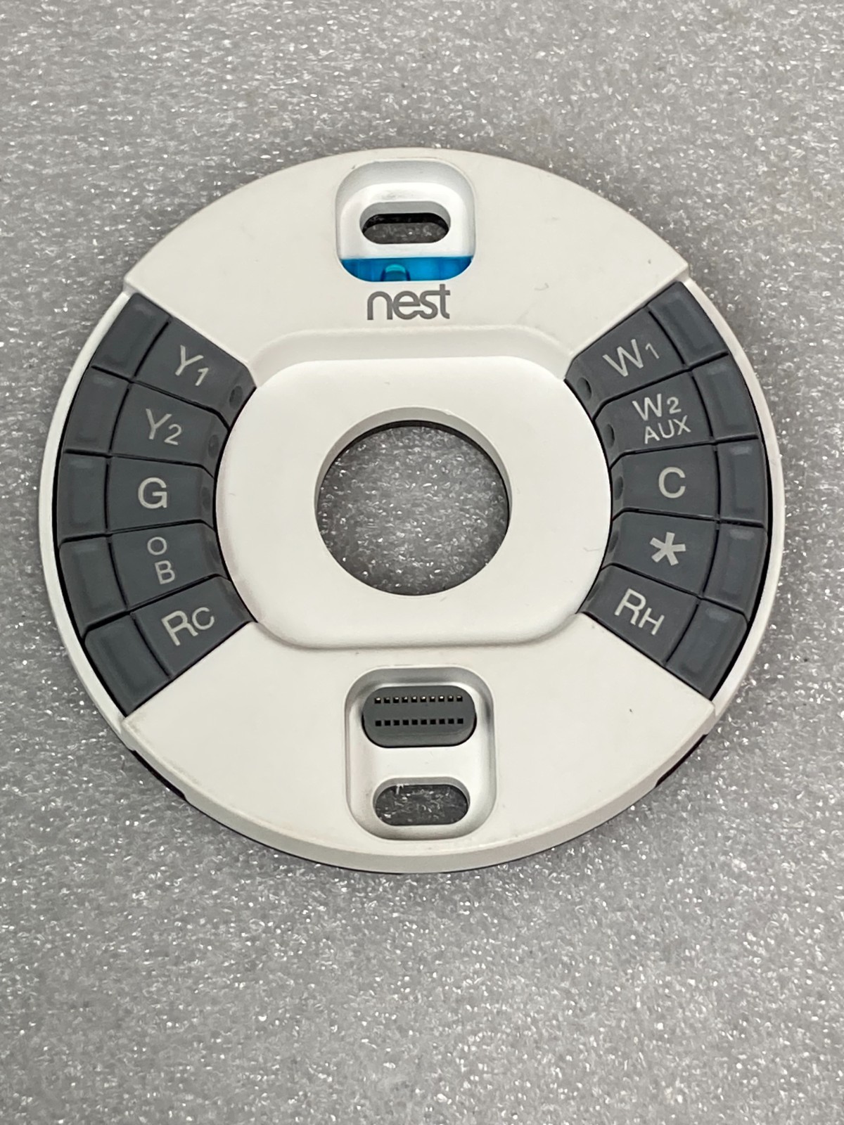 Google Nest Wi-Fi Learning Thermostat Base ONLY - For Parts- Untested