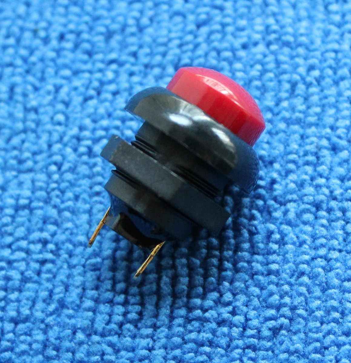 2pcs for OTTO 21649 2Pins 12MM Waterproof Reset Button Switch Red