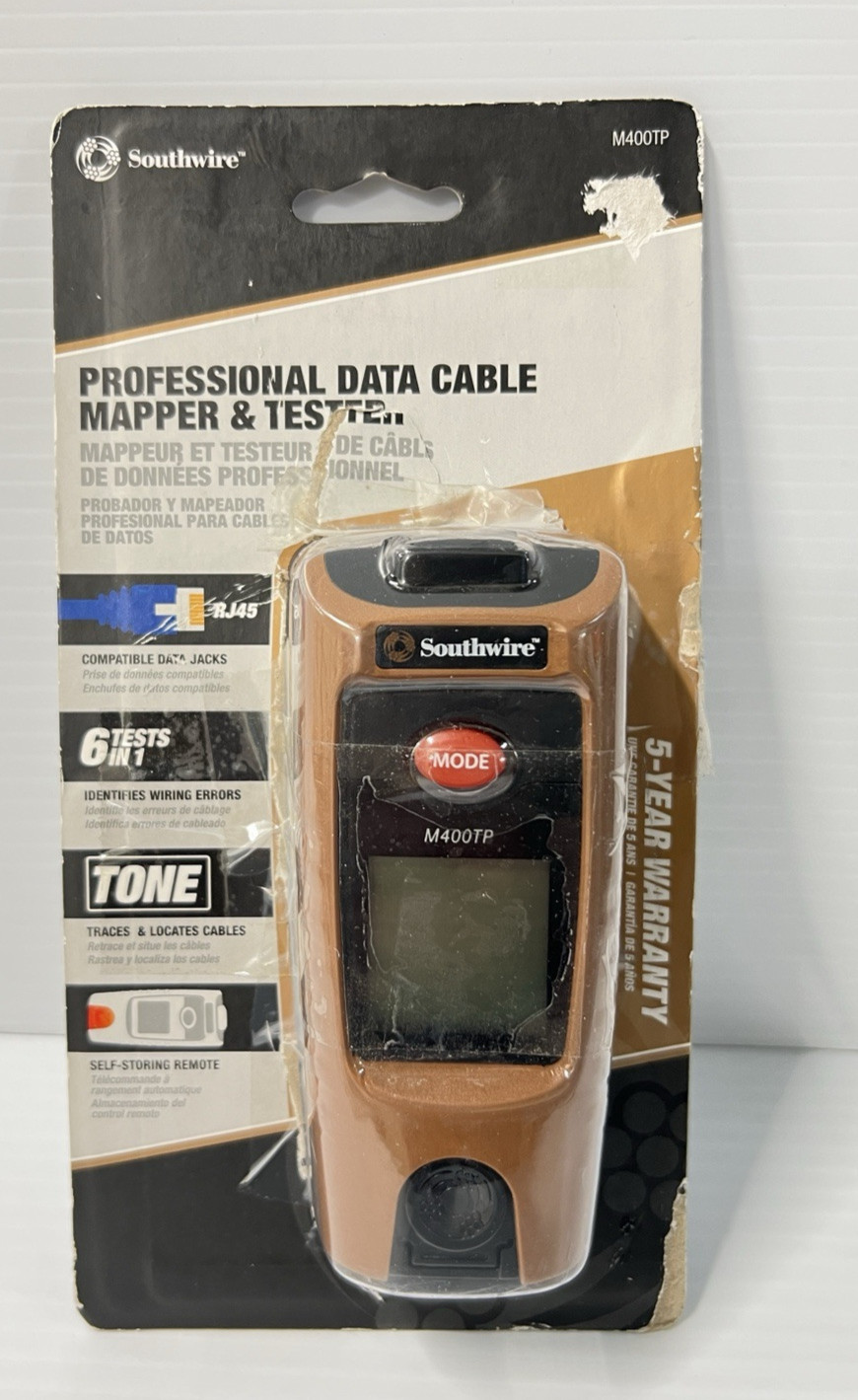 Southwire M400TP Professional Data Cable Mapper IT Networking Equipment