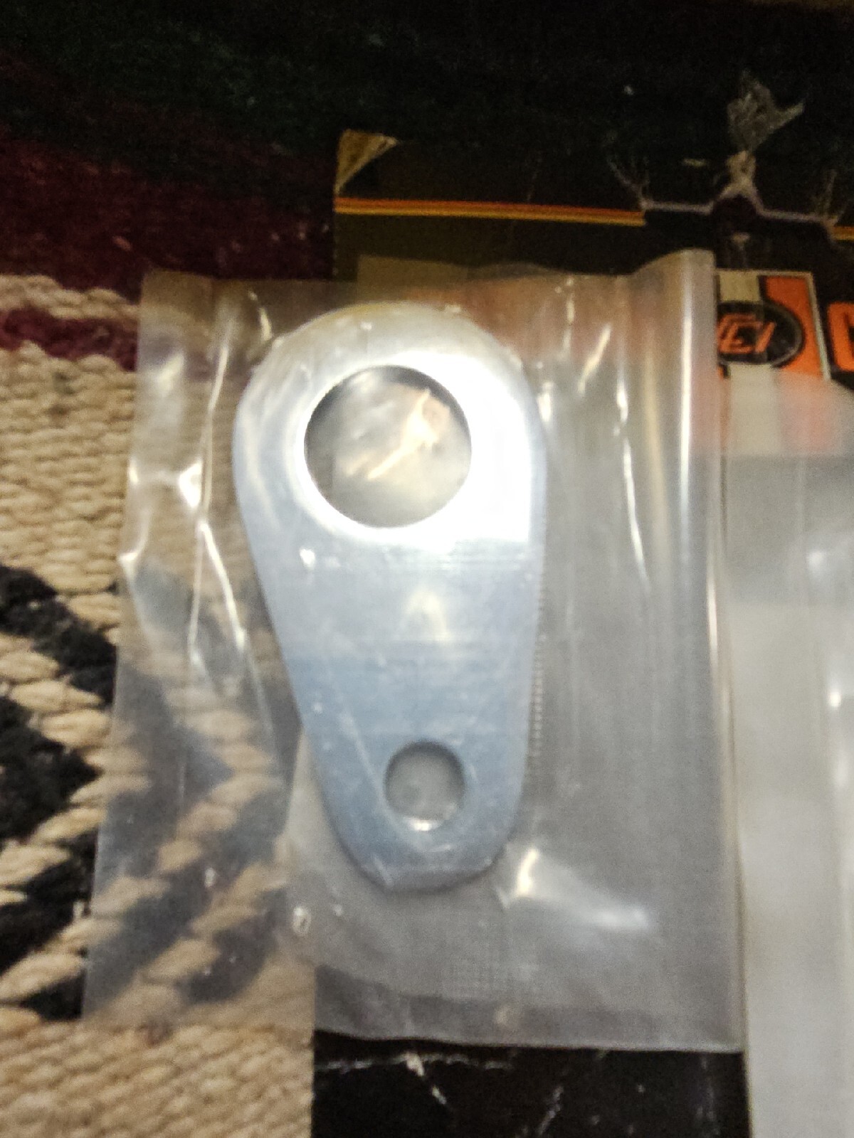 Custom Chrome Ignition Switch Mounting Plate 12-943