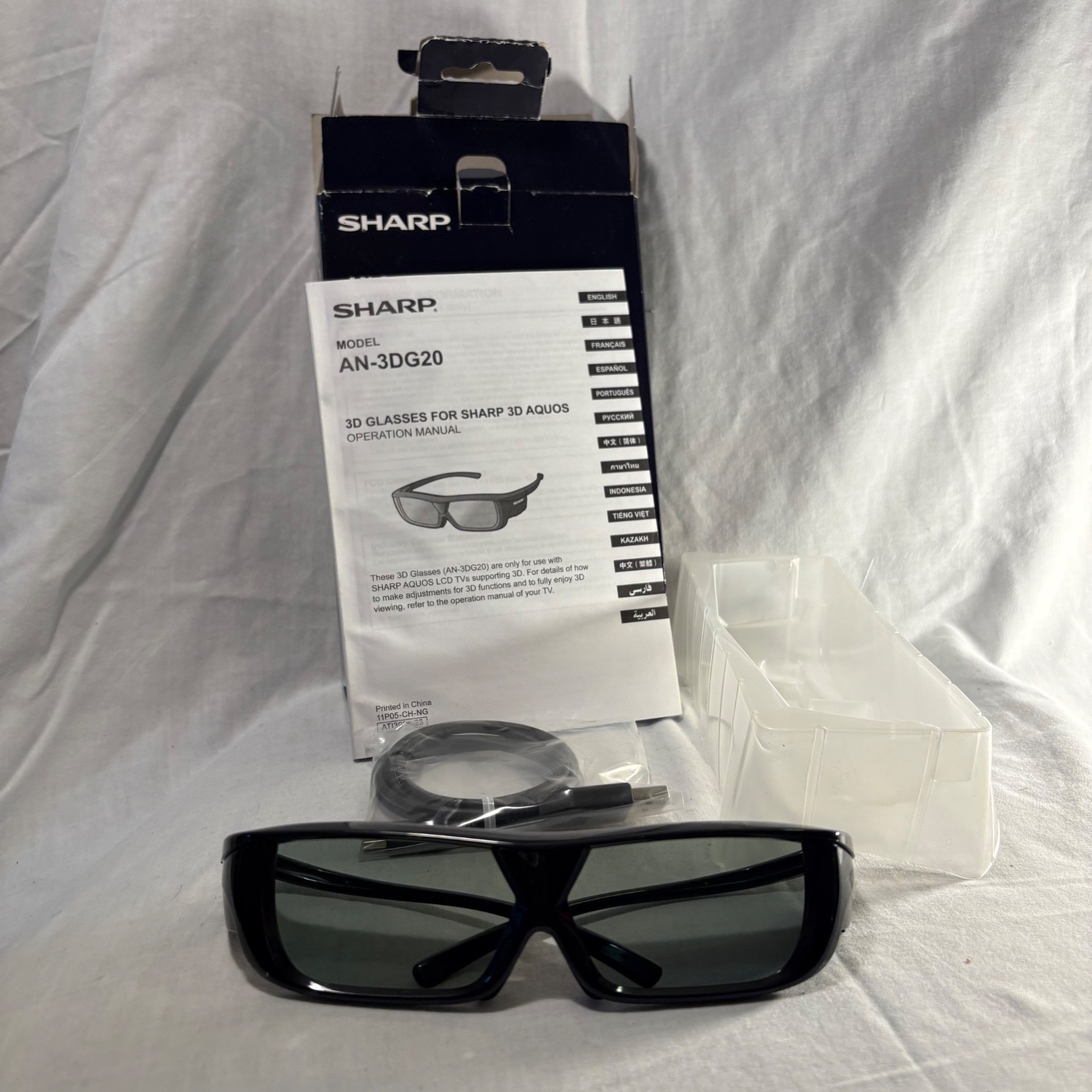 SHARP AN-3DG40 Active 3D Glasses