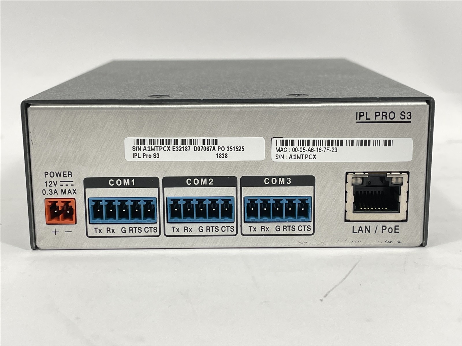 Extron IPL PRO S3 IP Link Pro Control Processor w/ AC Adapter