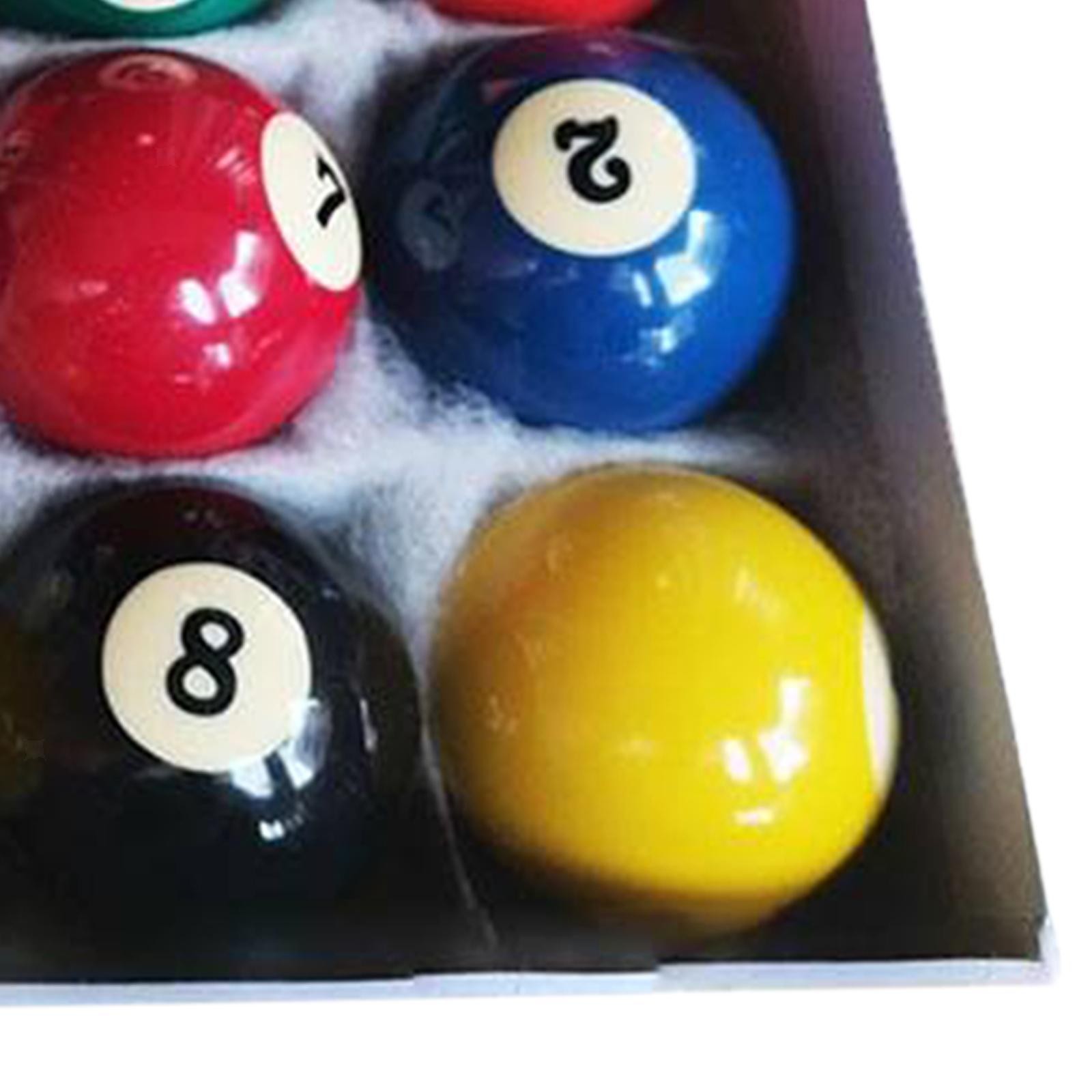 16x Billiard Balls Pool Balls Set Complete 16 Balls for Pool