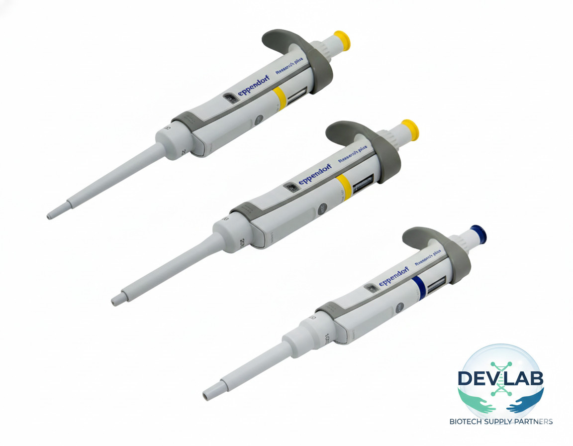Eppendorf Research plus 3-Pack 3120000917 Pipette Set New Open Box Inner Sealed