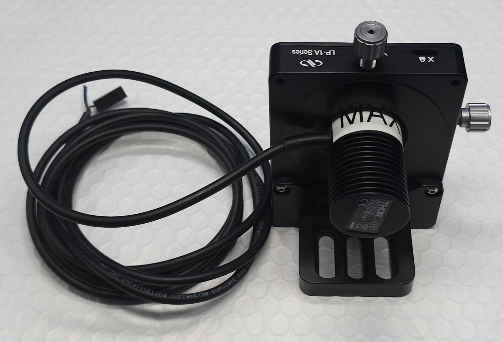 Thorlabs M30L4 LED Light Source with Newport LP-1A Laser Mount, Model M00445147