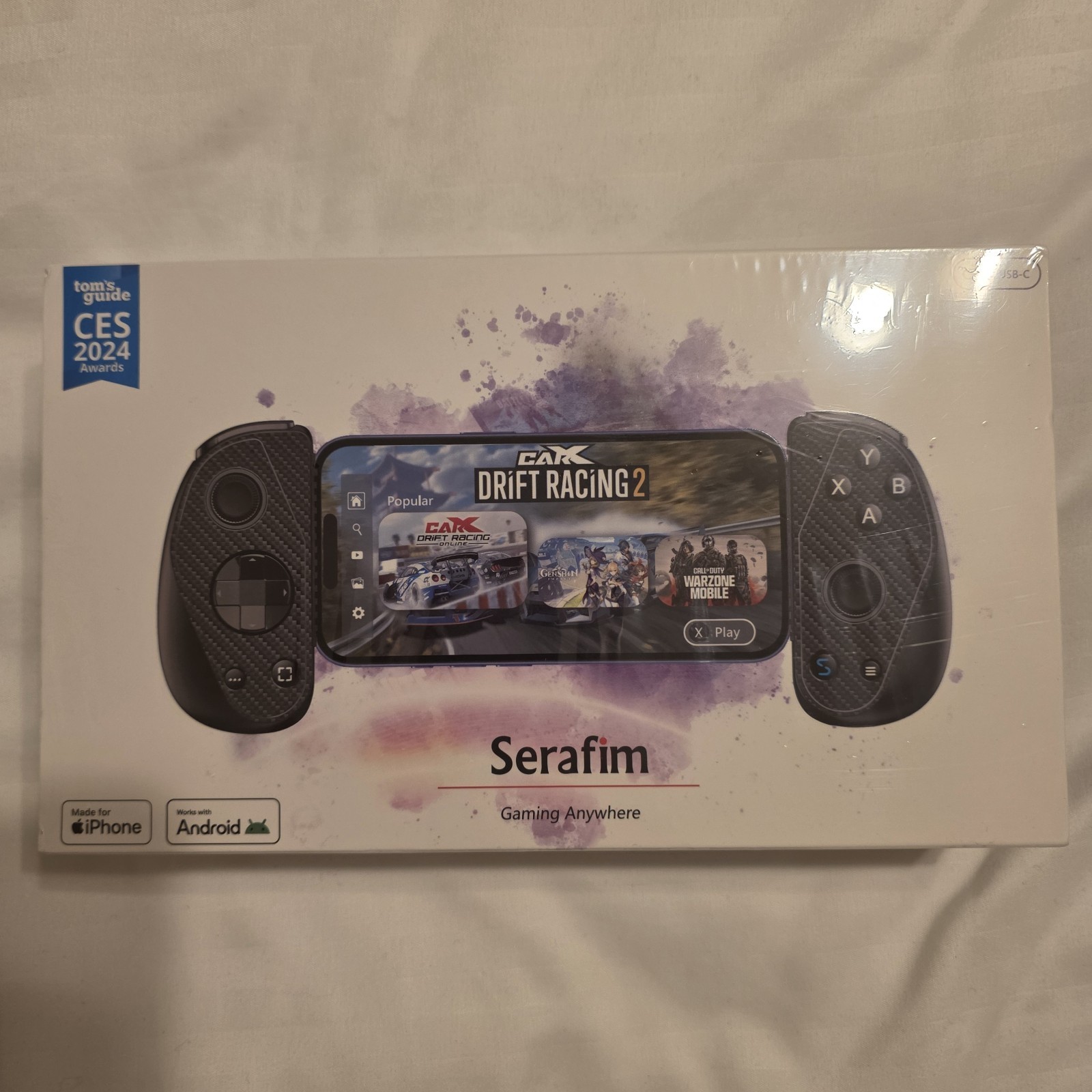 Serafim S3 USB-C Mobile Gaming Controller iPhone 15 16 17 Android Hall Effect