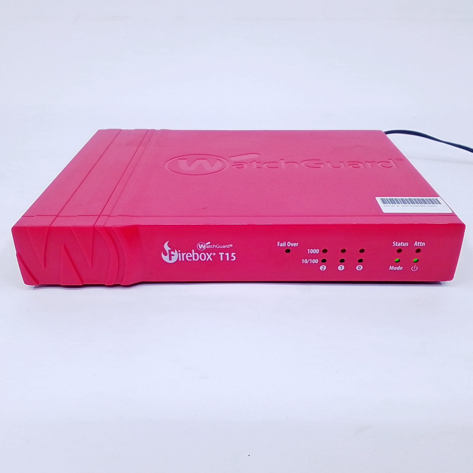 WatchGuard Firebox T15 MS1AE3 Firewall – w/ Generic Power Supply – Tested
