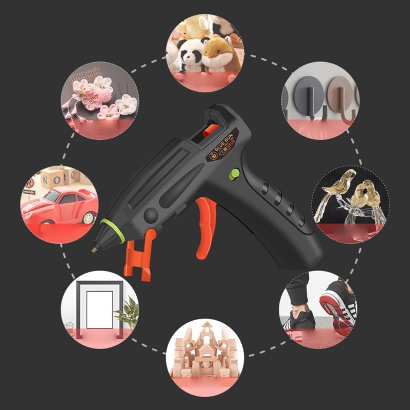 Cordless Hot Glues Guns Fast Heating Rechargeable for DIY and Projects