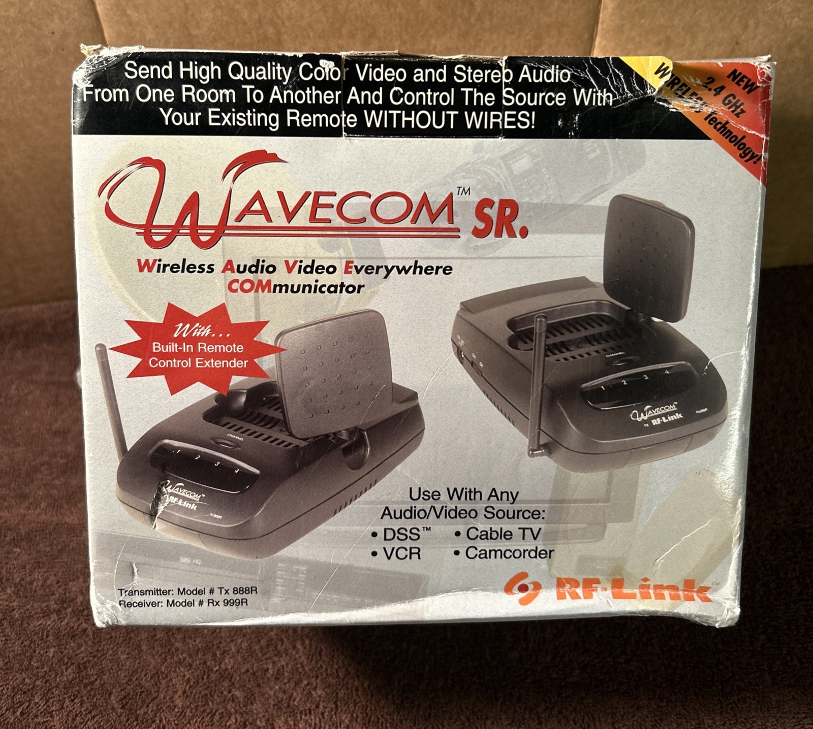 VTG WaveCom Sr. (Tx 888 / Rx 999) Wireless Audio Video Everywhere Communicator