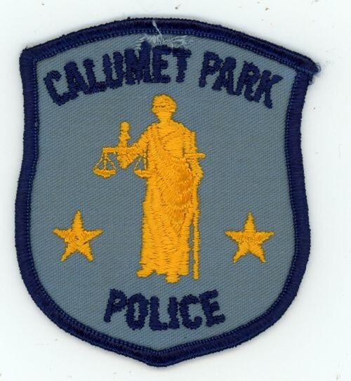 ILLINOIS IL CALUMET PARK POLICE NICE SHOULDER PATCH SHERIFF