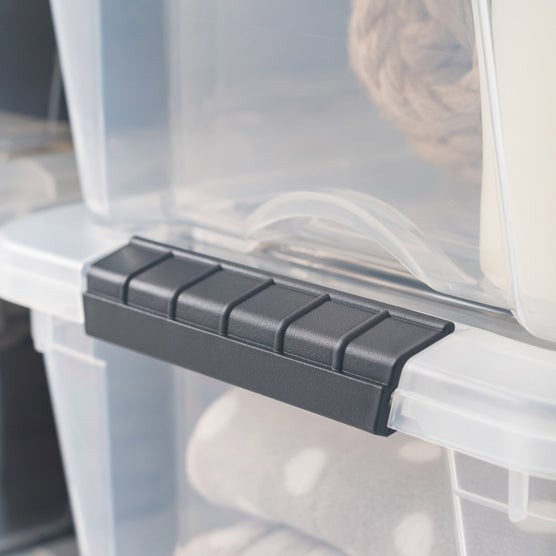 IRIS 12.9 Quart Buckle Up Storage Bin, 6-pack - *FREE SHIPPING*