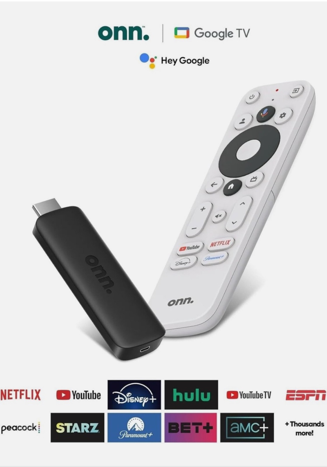 Onn Google TV Full HD Streaming Device 2K (2023 Model) (100133520) - NEW™