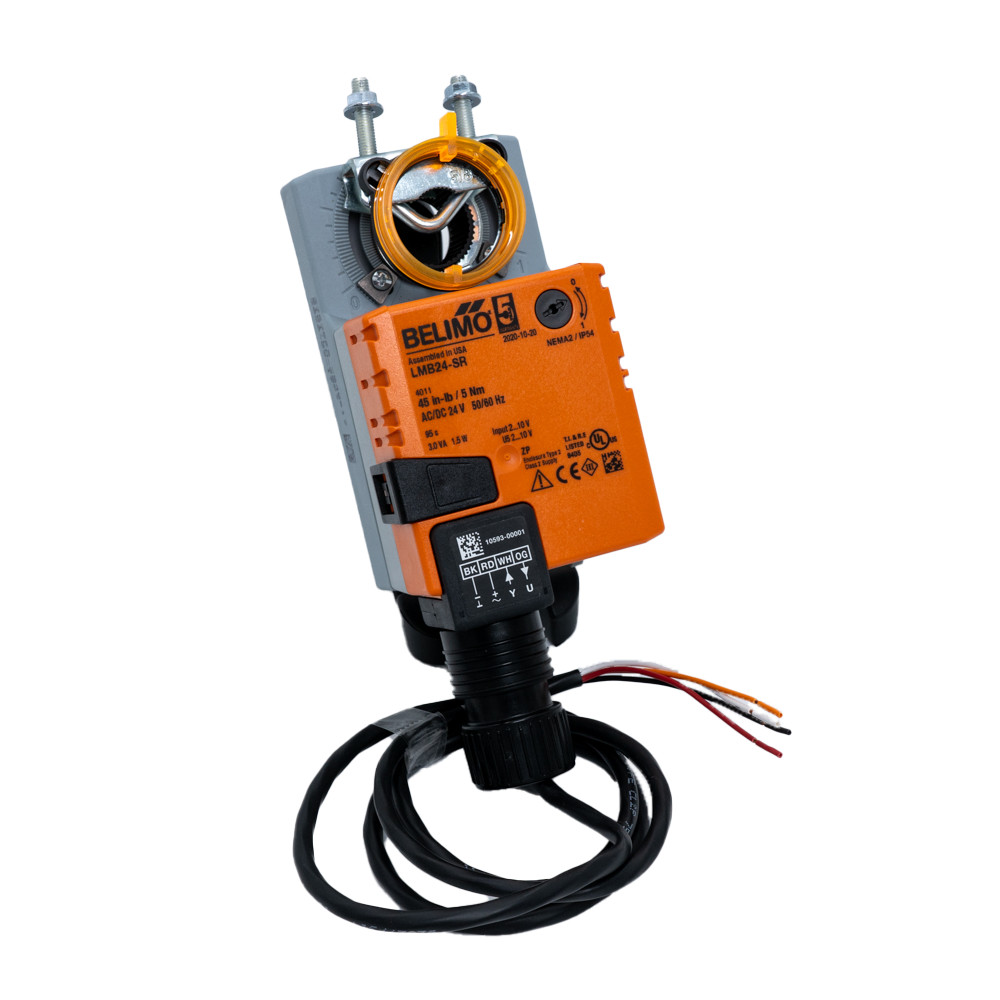 Belimo LMB24-SR.1 2-10Vdc, 45in-lb Non-Spring Return Actuator (compatible w/ Zip