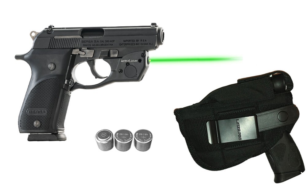 ARMA LASER TR29G Green SIGHT for Bersa Thunder 380 Thunder Plus w/ Laser Holster